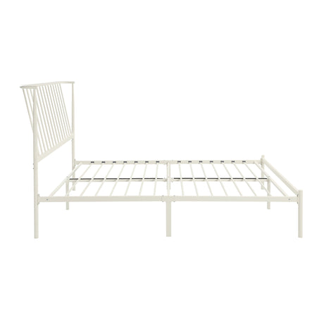 Augusta White Queen Platform Bed - Ornate Home