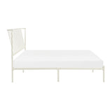 Augusta White Queen Platform Bed - Ornate Home