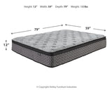 Augusta2 Gray Queen Firm Mattress - Ornate Home