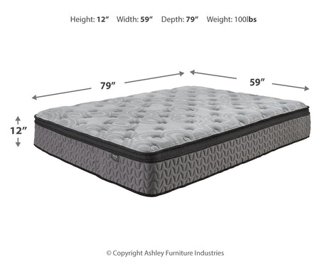 Augusta2 Gray Queen Firm Mattress - Ornate Home