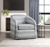 Augustine Multi-color Swivel Chair - Ornate Home