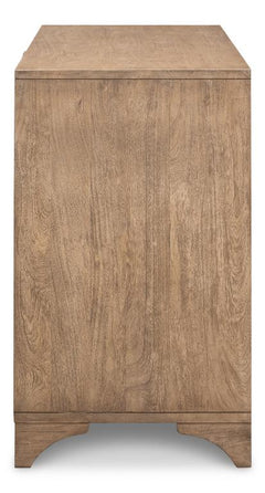 Augustus Tan Two Door Cabinet - Ornate Home