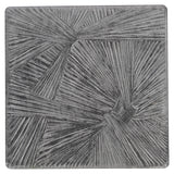 Aura Patterned Acrylic/Polished Stainless Steel Cocktail Table - Ornate Home