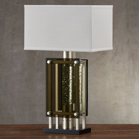 Aura Silver Table Lamp - Ornate Home