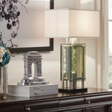 Aura Silver Table Lamp - Ornate Home