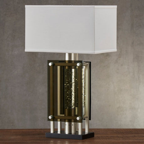 Aura Silver Table Lamp - Ornate Home