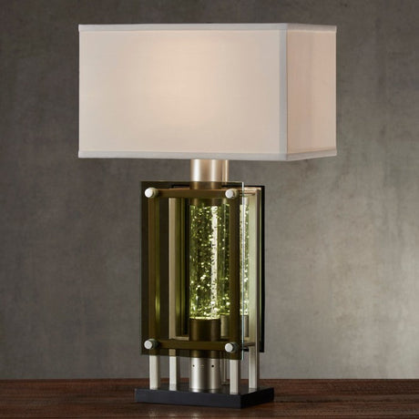 Aura Silver Table Lamp - Ornate Home