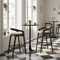 Auray Brown Bar Table - Ornate Home