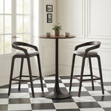 Auray Brown Bar Table - Ornate Home