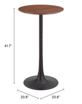Auray Brown Bar Table - Ornate Home