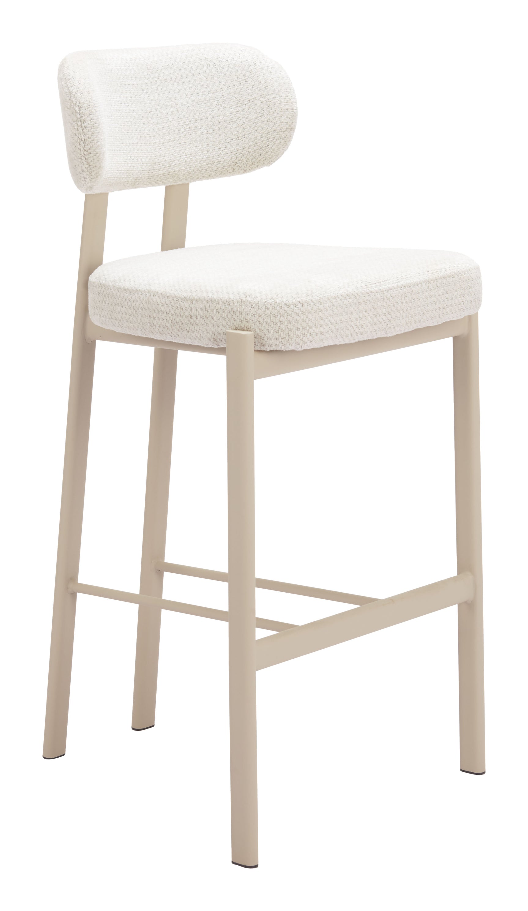 Aurea Light Gray Barstool (Set of 2) - Ornate Home