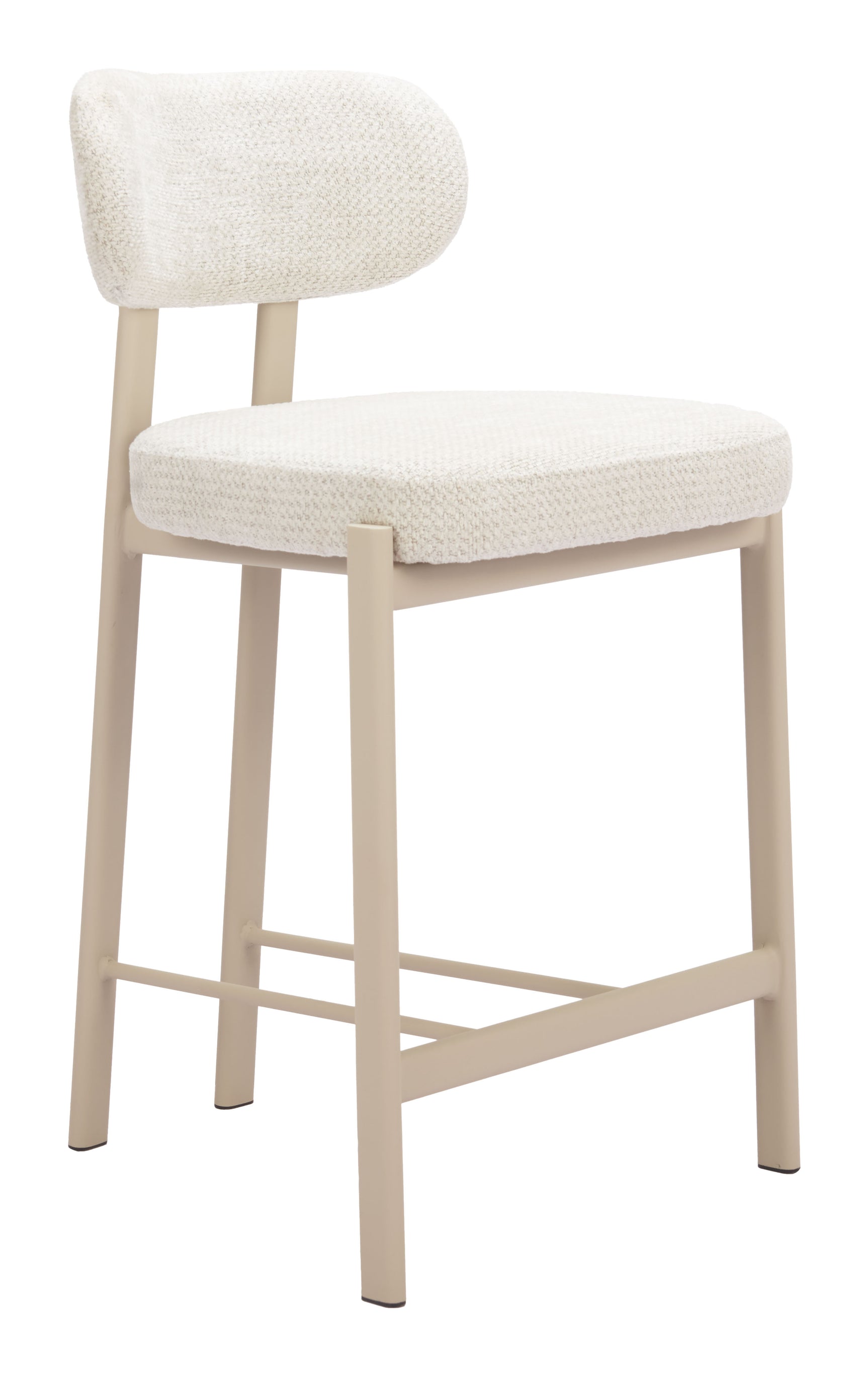 Aurea Light Gray Counter Stool (Set of 2) - Ornate Home