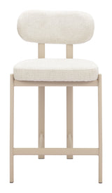 Aurea Light Gray Counter Stool (Set of 2) - Ornate Home
