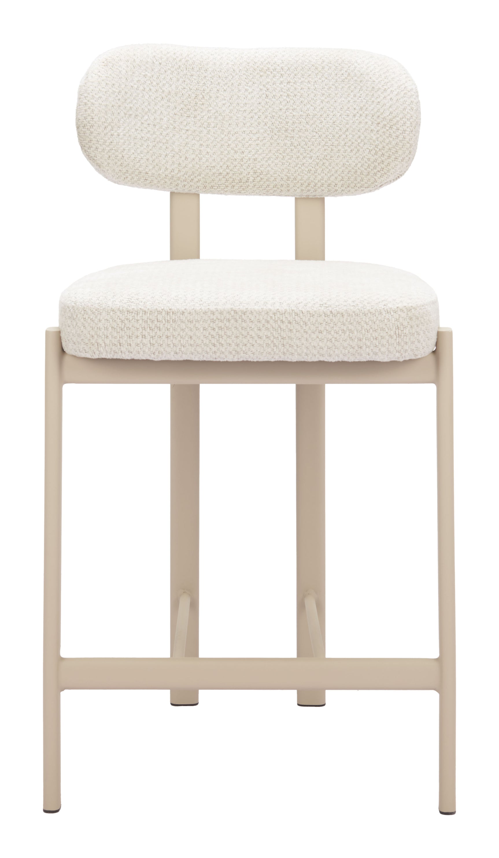 Aurea Light Gray Counter Stool (Set of 2) - Ornate Home