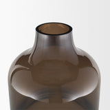 Aurel Brown Tall Glass Vase - Ornate Home