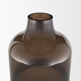 Aurel Brown Tall Glass Vase - Ornate Home
