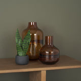 Aurel Orange Tall Glass Vase - Ornate Home
