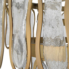 Aurelie Brass 9 Light Round Pendant - Ornate Home
