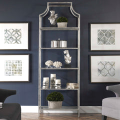 Aurelie Silver Etagere - Ornate Home