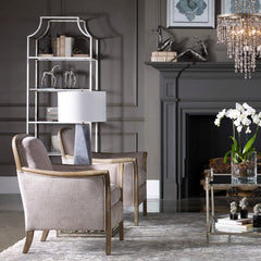 Aurelie Silver Etagere - Ornate Home