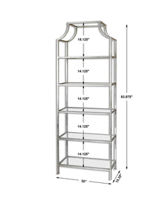 Aurelie Silver Etagere - Ornate Home
