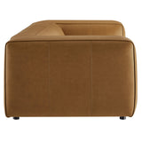 Auren Camel Upholstered Vegan Leather Sofa - Ornate Home