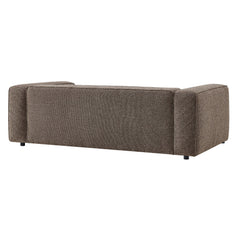 Auren Earth 88 Inch Lattice Bouclé Upholstered Sofa - Ornate Home