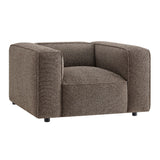 Auren Earth Lattice Bouclé Upholstered Accent Chair - Ornate Home