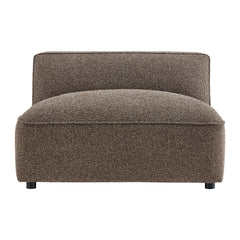 Auren Earth Lattice Bouclé Upholstered Modular Armless Chair - Ornate Home