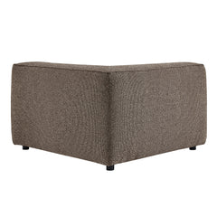 Auren Earth Lattice Bouclé Upholstered Modular Corner Chair - Ornate Home