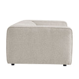 Auren Fog 88 Inch Lattice Bouclé Upholstered Sofa - Ornate Home
