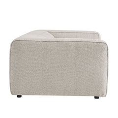 Auren Fog 88 Inch Lattice Bouclé Upholstered Sofa - Ornate Home