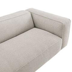 Auren Fog 88 Inch Lattice Bouclé Upholstered Sofa - Ornate Home