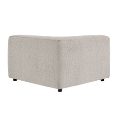 Auren Fog Lattice Bouclé Upholstered Modular Corner Chair - Ornate Home