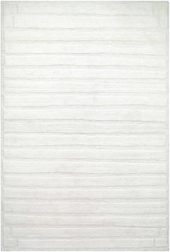 Aurex Cream Stepped Arch Art Deco Wool Handmade Area Rug - Clearance - Ornate Home