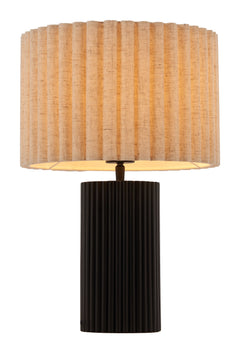 Aurora Beige & Black Table Lamp - Ornate Home