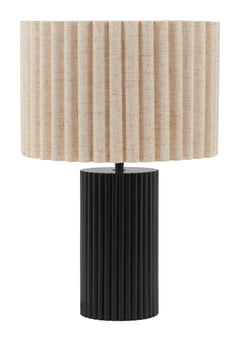 Aurora Beige & Black Table Lamp - Ornate Home