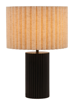Aurora Beige & Black Table Lamp - Ornate Home
