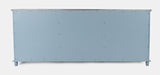 Aurora Hills Brushed Blue/Bisque 6 Door Accent Chest - Ornate Home