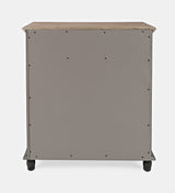 Aurora Hills Brushed Grey/Bisque 2 Door Accent Chest - Ornate Home