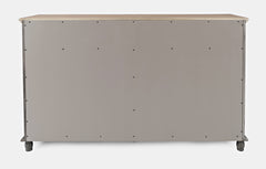 Aurora Hills Brushed Grey/Bisque 4 Door Accent Chest - Ornate Home