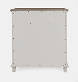 Aurora Hills Brushed White/Bisque 2 Door Accent Chest - Ornate Home