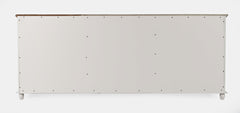 Aurora Hills Brushed White/Bisque 6 Door Accent Chest - Ornate Home