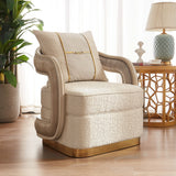 Aurora Palace Beige 3-Pc Living Room Set / HD-9003-SET3 - Ornate Home