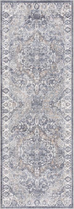 Aurum Blue Washable Area Rug - Clearance - Ornate Home
