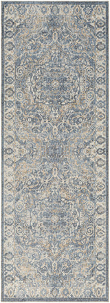Aurum Blue Washable Area Rug - Clearance - Ornate Home