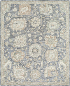 Auryon Hand Tufted Oushak Wool Area Rug - Ornate Home