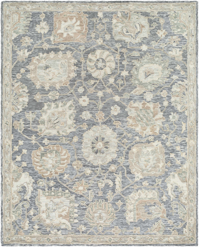 Auryon Hand Tufted Oushak Wool Area Rug - Ornate Home