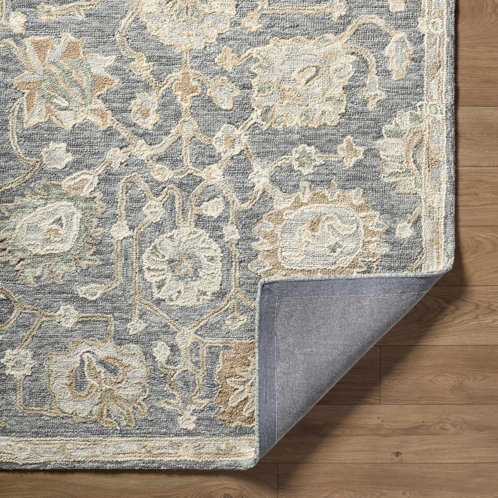 Auryon Hand Tufted Oushak Wool Area Rug - Ornate Home