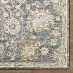 Auryon Hand Tufted Oushak Wool Area Rug - Ornate Home